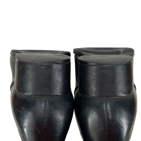 Vintage Sears Faux Leather Boots Size 7 M USA Made Waterproof Zip Lined (HF17) - Picture 12 of 12